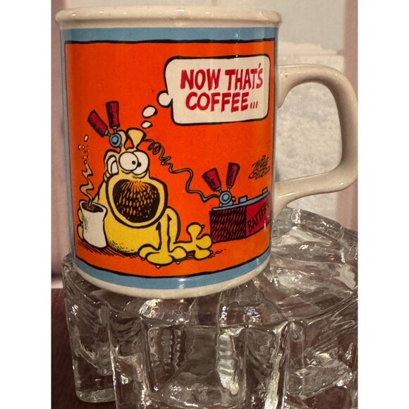 ☕ Vintage Grimmy "Now This Is Coffee" Mug – 1988 Collectible! 🐾 - Picture 1 of 6